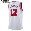 Dres Chicago Bulls Ayo Dosunmu 12 Nike 2022-23 Association Edition Bijela Swingman - Dječji
